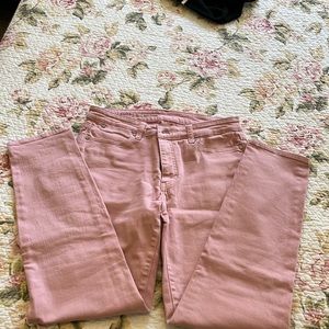 Talbots Flawless Pink Slim Ankle Jeans size 6
